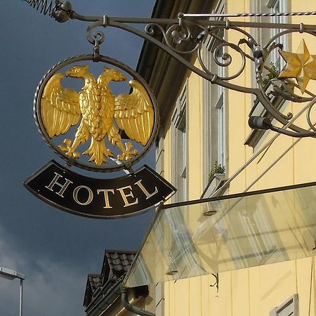 Hotel Goldener Adler Garni Hallstadt Bagian luar foto